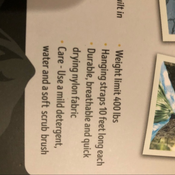 NWT Castaway Travel Hammock, double, green - Picture 9 of 10